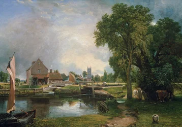 Dedhamin sulku ja mylly, 1820